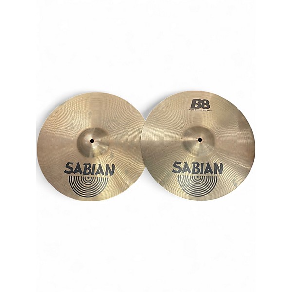 Used SABIAN 14in B8 Hi Hat Pair Cymbal
