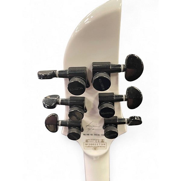 Used Schecter Guitar Research KM-6 Alpine White Solid Body Electric Guitar