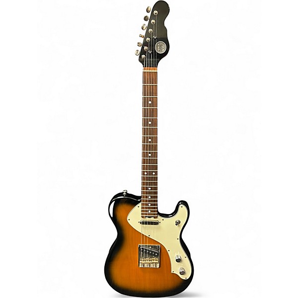 Used Veritas Texas Miracle Pro Series Tobacco Sunburst Solid Body Electric Guitar