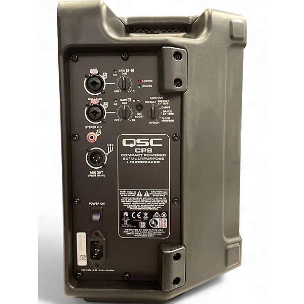 Used QSC CP8 Powered Speaker