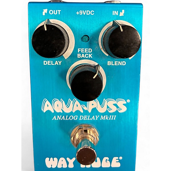 Used Way Huge Electronics WHE701 Aqua Puss Analog Delay Effect Pedal