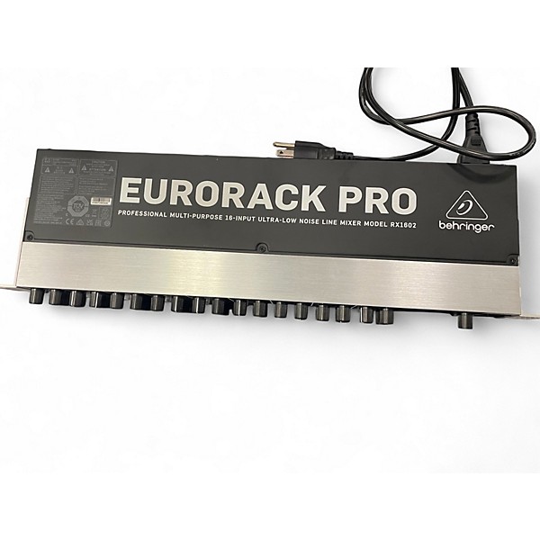 Used Behringer Eurorack Pro RX1602 Powered Mixer