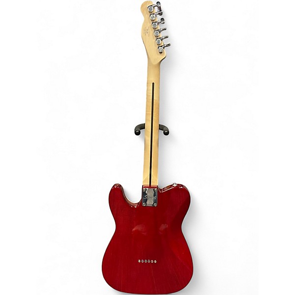 Used Squier Telecaster Affinity Series Telecaster FMT SH Trans Crimson Red Solid Body Electric Guitar