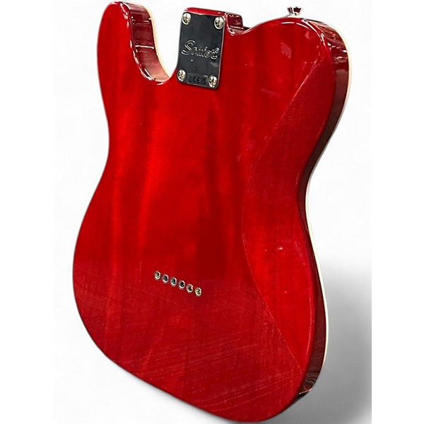 Used Squier Telecaster Affinity Series Telecaster FMT SH Trans Crimson Red Solid Body Electric Guitar