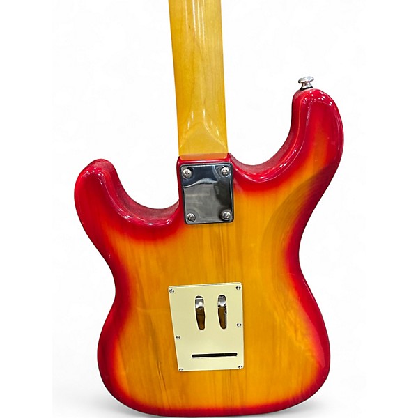 Used Indio Cali Dlx Plus Cherry Sunburst Solid Body Electric Guitar