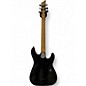 Used Schecter Guitar Research Omen 6 Metallic Black Solid Body Electric Guitar