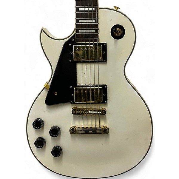Used Davison LP  Alpine White Solid Body Electric Guitar