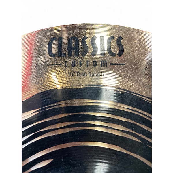 Used MEINL 10in Classic Custom Dual Splash Cymbal