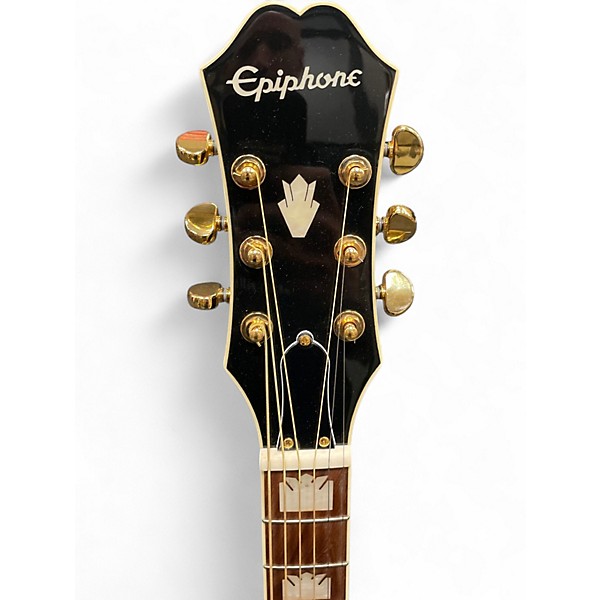 Used Epiphone J200EC Studio Black Acoustic Electric Guitar