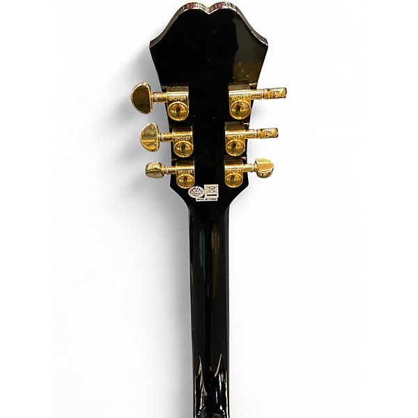 Used Epiphone J200EC Studio Black Acoustic Electric Guitar