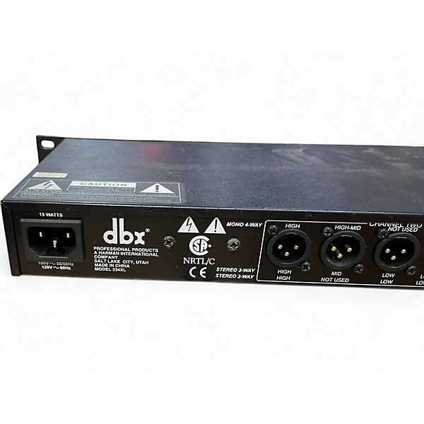 Used dbx 234XL Stereo 2/3 Way, Mono 4-Way Crossover