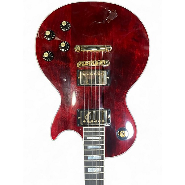Used 2025 Gibson Les Paul Custom 70s Wine Red Solid Body Electric Guitar