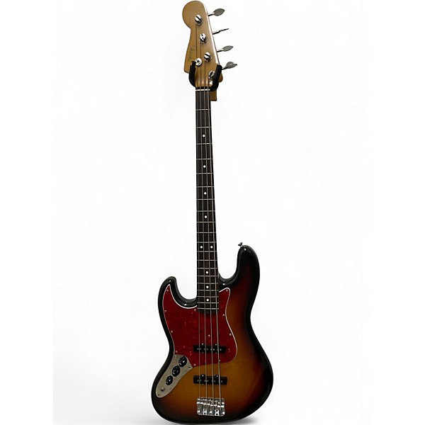 Used Fender HYBRID JAZZ BASS MIJ LEFT HANDED 2 Tone Sunburst Electric Bass Guitar
