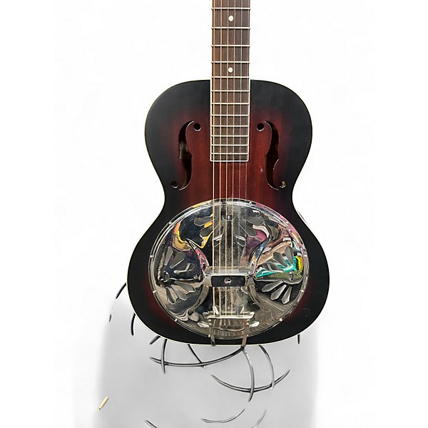 Used Gretsch Guitars G9220 Bobtail Round Neck 2 Color Sunburst Resonator Guitar
