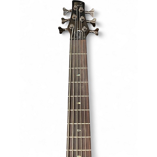 Used Ibanez SR706 6 String Black Electric Bass Guitar