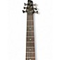 Used Ibanez SR706 6 String Black Electric Bass Guitar