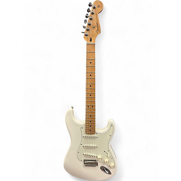 Used Fender Player Stratocaster Polar White Solid Body Electric Guitar