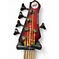 Used MTD KINGSTON SUPER 5 Crimson Red Burst Electric Bass Guitar