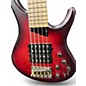Used MTD KINGSTON SUPER 5 Crimson Red Burst Electric Bass Guitar