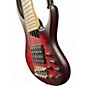 Used MTD KINGSTON SUPER 5 Crimson Red Burst Electric Bass Guitar