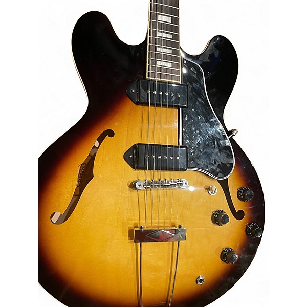 Used Gibson ES330 3 Color Sunburst Hollow Body Electric Guitar