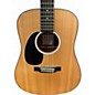Used Martin D Jr E Natural Acoustic Electric Guitar