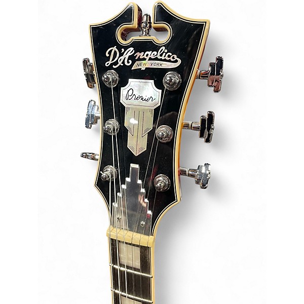 Used D'Angelico Premier Series DC 2 Color Sunburst Hollow Body Electric Guitar