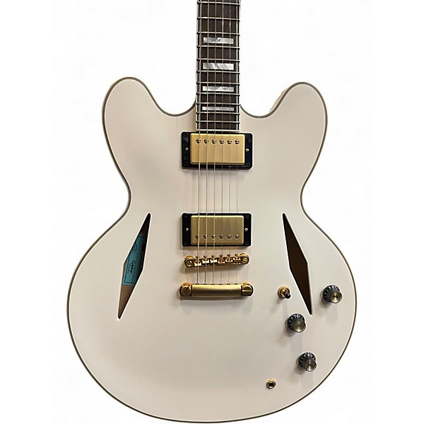 Used Epiphone Emily Wolfe Sheraton Alpine White Hollow Body Electric Guitar