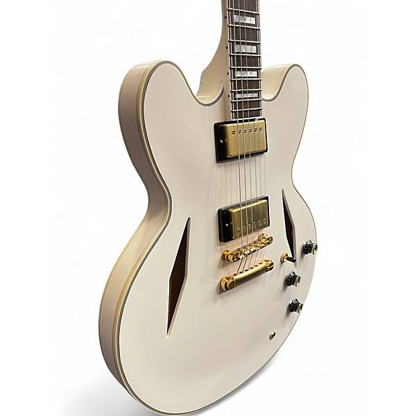 Used Epiphone Emily Wolfe Sheraton Alpine White Hollow Body Electric Guitar