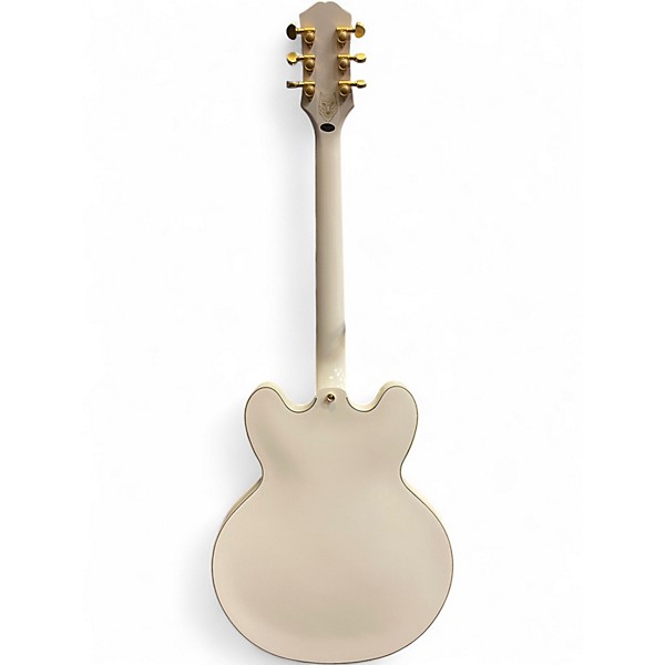 Used Epiphone Emily Wolfe Sheraton Alpine White Hollow Body Electric Guitar