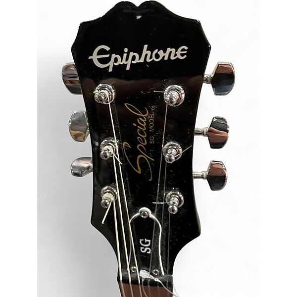 Used Epiphone SG BLACK Solid Body Electric Guitar