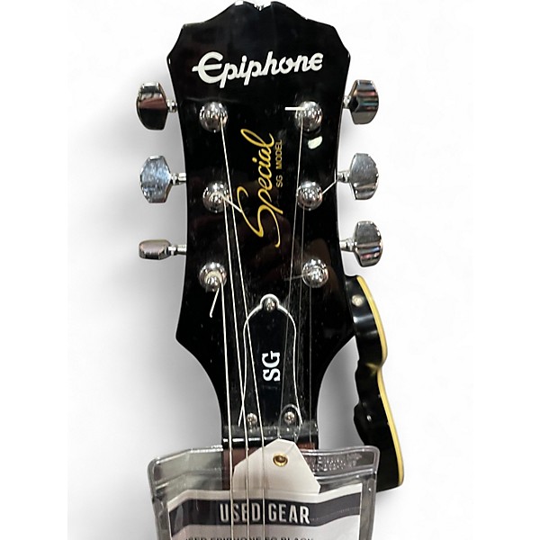 Used Epiphone SG BLACK Solid Body Electric Guitar