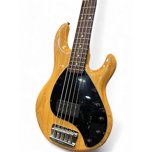 Used 2009 Ernie Ball Music Man Stingray 5 String Natural Electric Bass Guitar