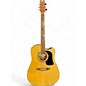 Used Washburn d10sce natural Acoustic Electric Guitar thumbnail