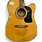 Used Washburn d10sce natural Acoustic Electric Guitar