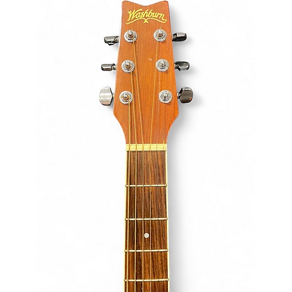 Used Washburn d10sce natural Acoustic Electric Guitar