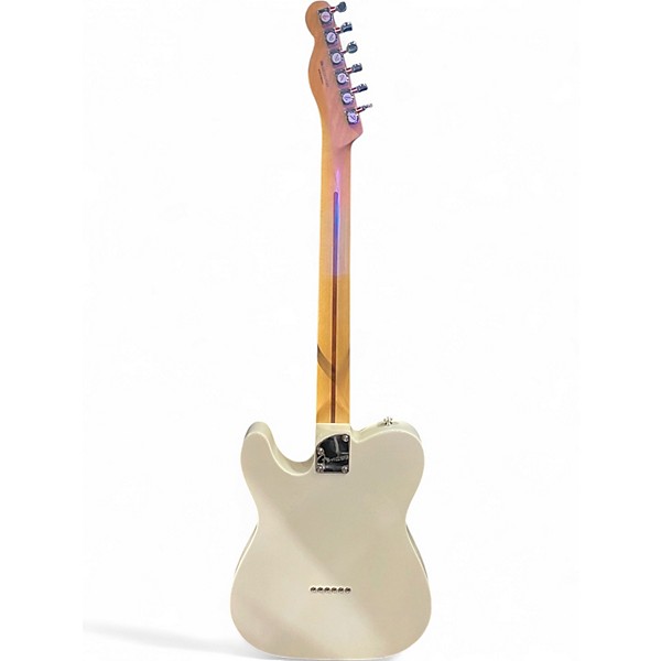 Used Fender Deluxe Nashville Telecaster White Blonde Solid Body Electric Guitar