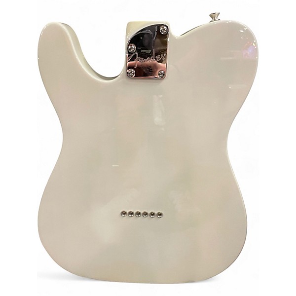 Used Fender Deluxe Nashville Telecaster White Blonde Solid Body Electric Guitar