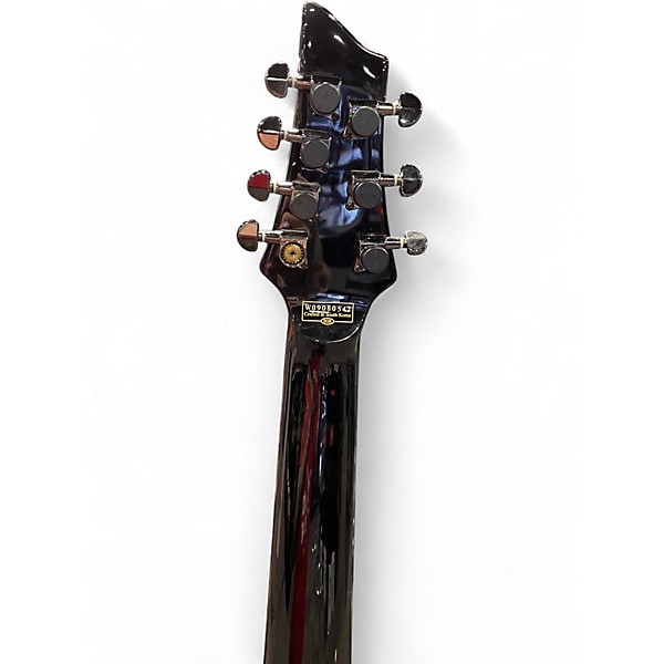 Used Schecter Guitar Research Hellraiser C7 7 String Black Solid Body Electric Guitar