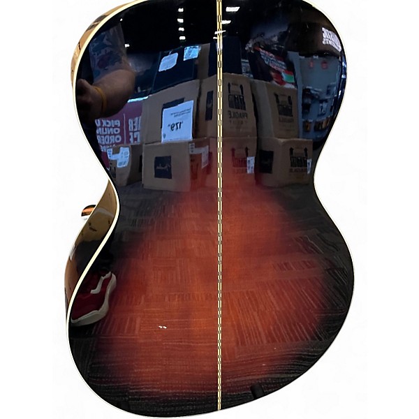 Used The Loar LH250 2 Tone Sunburst Acoustic Guitar