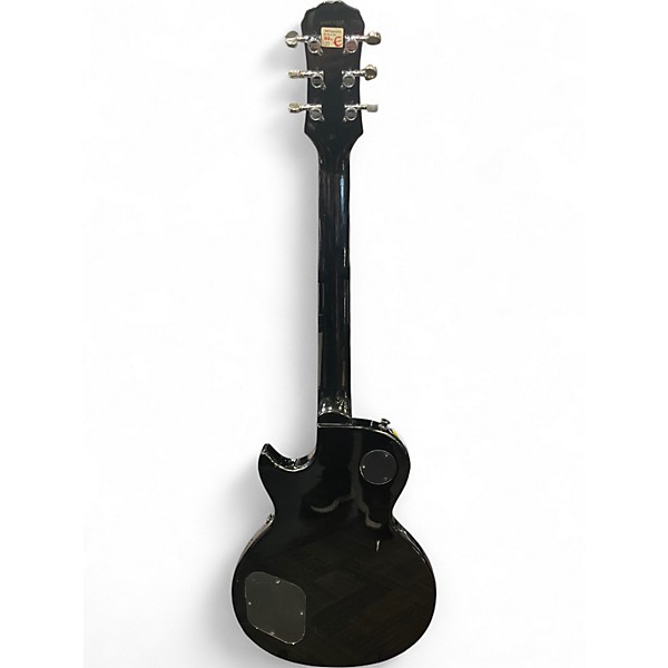 Used Epiphone Les Paul Studio Deluxe Trans Black Solid Body Electric Guitar