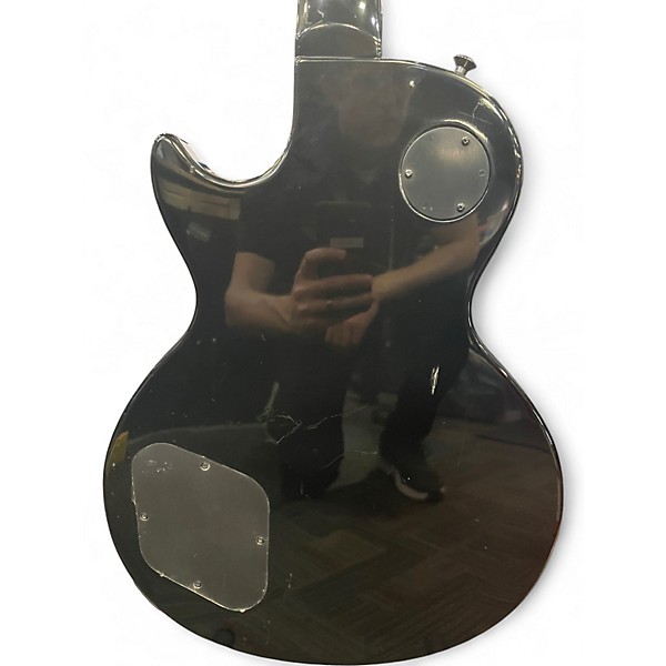 Used Epiphone Les Paul Studio Deluxe Trans Black Solid Body Electric Guitar