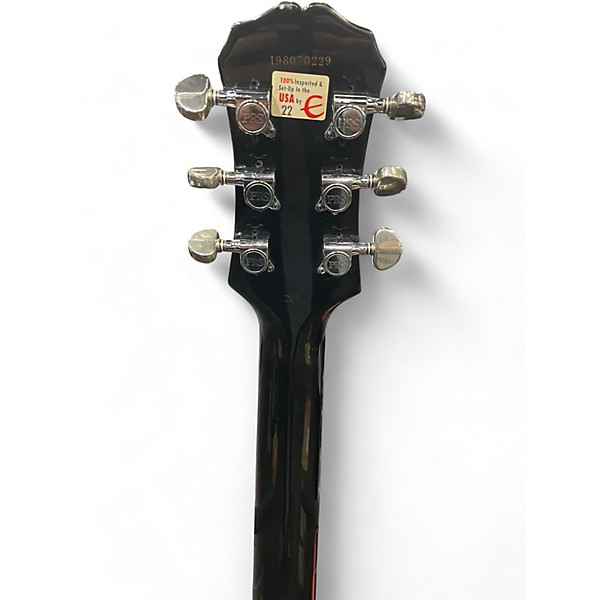 Used Epiphone Les Paul Studio Deluxe Trans Black Solid Body Electric Guitar