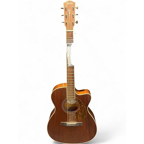 Used Fender Paramount PM-3C Mahogany Acoustic Guitar