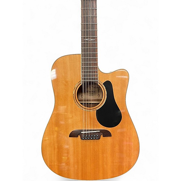 Used Alvarez AD6012CD Artist Series Natural 12 String Acoustic Guitar