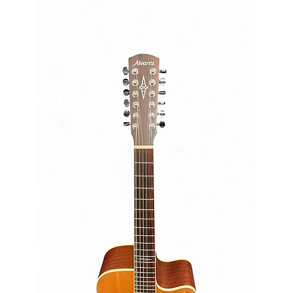 Used Alvarez AD6012CD Artist Series Natural 12 String Acoustic Guitar