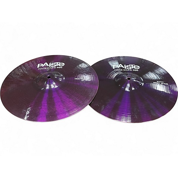 Used Paiste 14in Colorsound 900 Series Hi Hat Pair Cymbal
