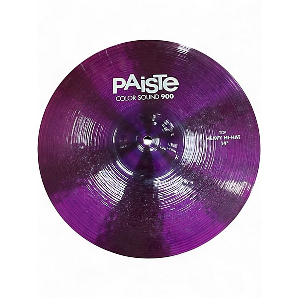Used Paiste 14in Colorsound 900 Series Hi Hat Pair Cymbal