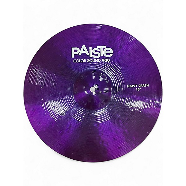 Used Paiste 16in Colorsound 900 Series Purple Heavy Crash Cymbal