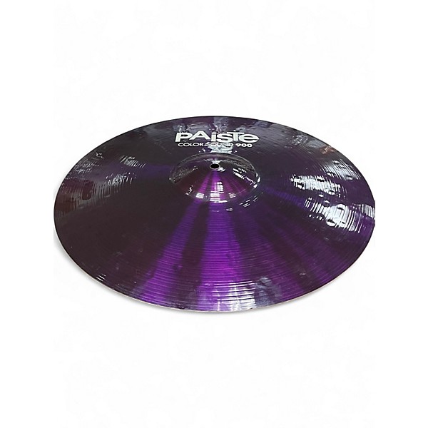 Used Paiste 18in Colorsound Series 900 Purple Heavy Crash Cymbal